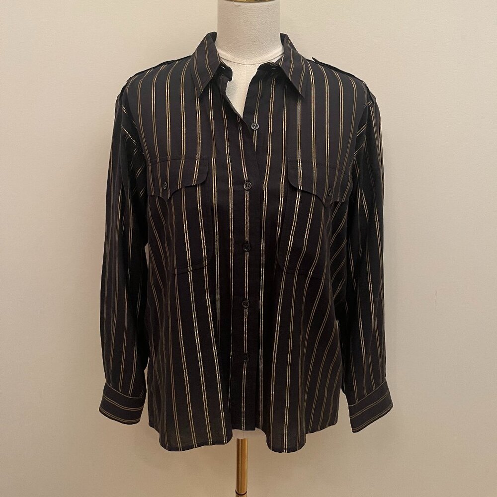 Yves Saint Laurent - Vintage Rive Gauche Button-Down Shirt - Size 40 EU